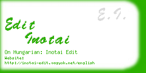 edit inotai business card